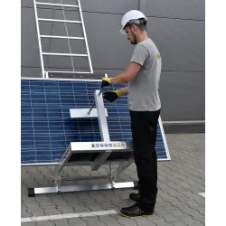 Treuil d'échelle pour panneaux photovoltaïques