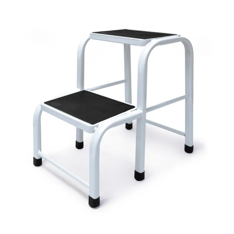 Échelle - tabouret HOME en acier, 2 niveaux, 150 kg