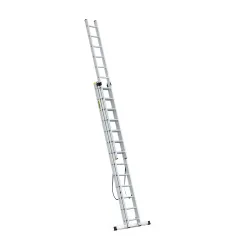 Échelle PRO en aluminium, 3 éléments, 3x13 échelons, capacité de charge 150 kg Échelle PRO en aluminium, 3 éléments, 3x13 échelons, capacité de charge 150 kg