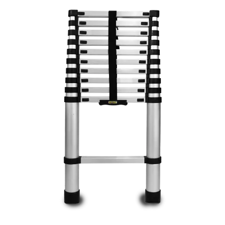ÉCHELLE TÉLESCOPIQUE EN ALUMINIUM 11 ÉCHELONS