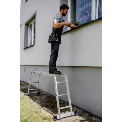Plateforme en acier compatible avec échelle 4x3