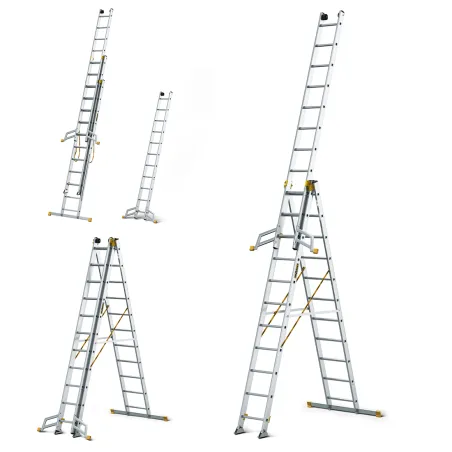 Échelle MAX en aluminium 3 éléments 3x11 échelons 150 kg