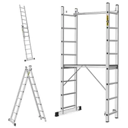 Échafaudage en aluminium à échelle HOME 2x8