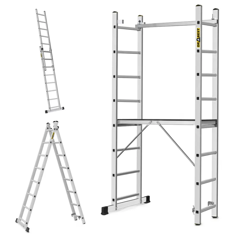 Échafaudage en aluminium à échelle HOME 2x8 Échafaudage en aluminium à échelle HOME 2x8