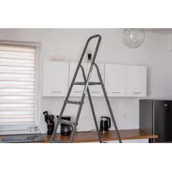 Escabeau HOME en acier, 8 marches, capacité de charge 125 kg