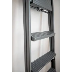 Escabeau HOME en acier, 5 marches, capacité de charge 125 kg