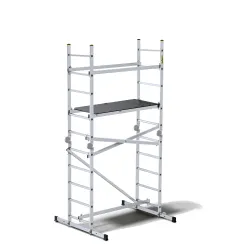 Échafaudage roulant en aluminium à échelles IKAR