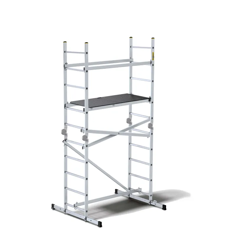 Échafaudage roulant en aluminium à échelles IKAR Échafaudage roulant en aluminium à échelles IKAR