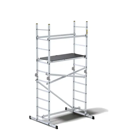Échafaudage roulant en aluminium à échelles IKAR
