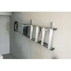 Support en aluminium pour le rangement des échelles