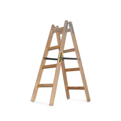 Échelle PRO en bois, 4 marches, capacité de 150 kg, pour la peinture