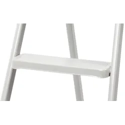 Échelle HOME en acier, 4 marches, 125 kg – BLANCHE