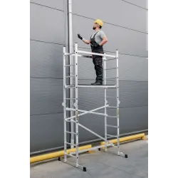 Échafaudage roulant en aluminium à échelles IKAR Échafaudage roulant en aluminium à échelles IKAR