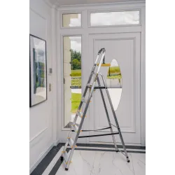 Échelle HOME en aluminium à 6 marches, 125 kg