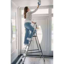 Échelle HOME en aluminium à 6 marches, 125 kg