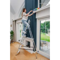 Échelle HOME en aluminium à 8 marches, 125 kg