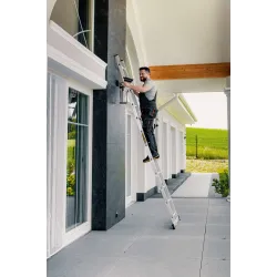 Échelle PRO en aluminium, 12 échelons, capacité de charge 150 kg