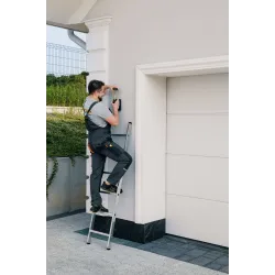 Échelle PRO en aluminium, 6 échelons, capacité de charge 150 kg