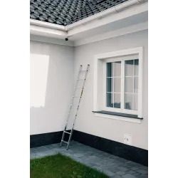 Échelle PRO en aluminium, à poser, 9 échelons, capacité de charge 150 kg