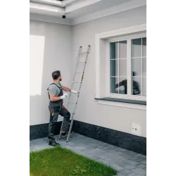 Échelle PRO en aluminium, à poser, 9 échelons, capacité de charge 150 kg