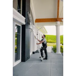 Échelle PRO en aluminium, 14 échelons, capacité de charge 150 kg