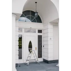 Escabeau PRO en aluminium double face 5 marches 150 kg