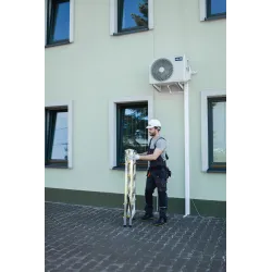 Escabeau PRO en aluminium double face, 6 marches, capacité de charge 150 kg