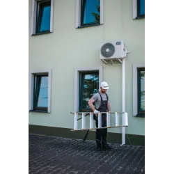 Escabeau PRO en aluminium double face, 7 marches, capacité de charge 150 kg