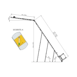 Treuil d'échelle pour panneaux photovoltaïques